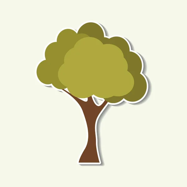 抽象树图标 — 图库矢量图片