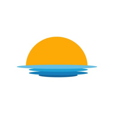 Denizin üzerinde güneş