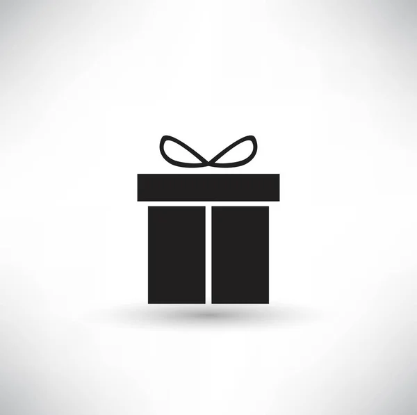 Caja de regalo sobre fondo blanco — Vector de stock