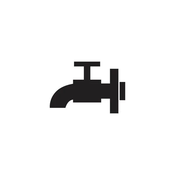 Vattenkran ikonen. Vektor illustration isolerad på vit bakgrund — Stock vektor