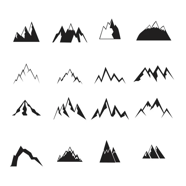 Гора набір іконок . — стоковий вектор
