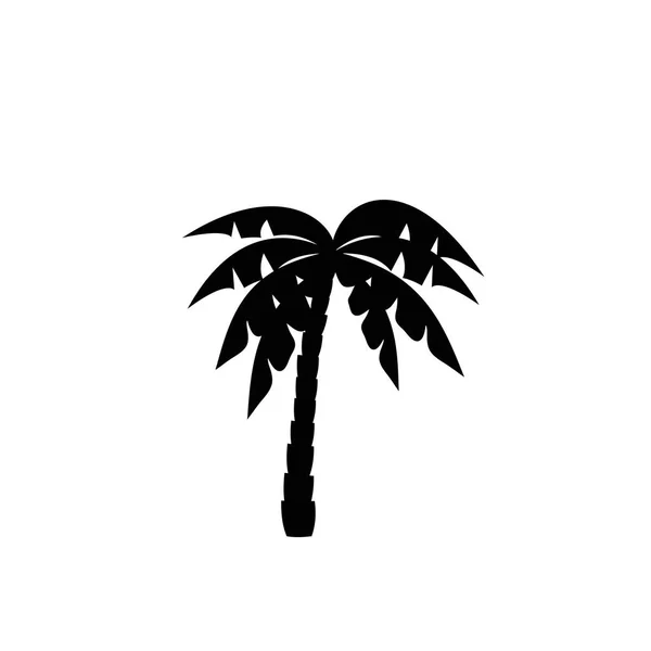 Palmy drzewo ikony — Wektor stockowy