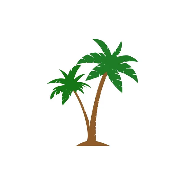 Árvore palma ícone isolado —  Vetores de Stock
