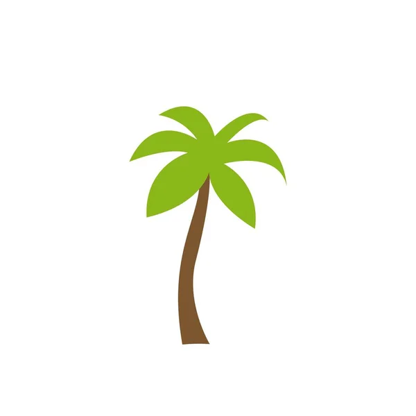 Isolerade trädikon palm — Stock vektor