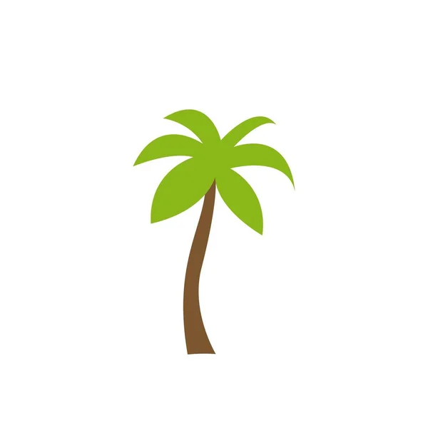 Baum Palme isoliert Symbol — Stockvektor