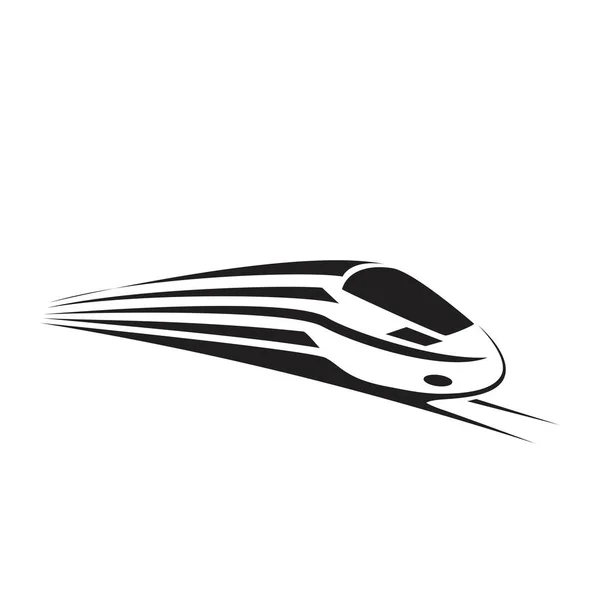 Eisenbahnsymbol isoliert auf weißem Hintergrund — Stockvektor