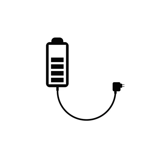 Icône de charge sans fil Smartphone isolé sur fond blanc — Image vectorielle