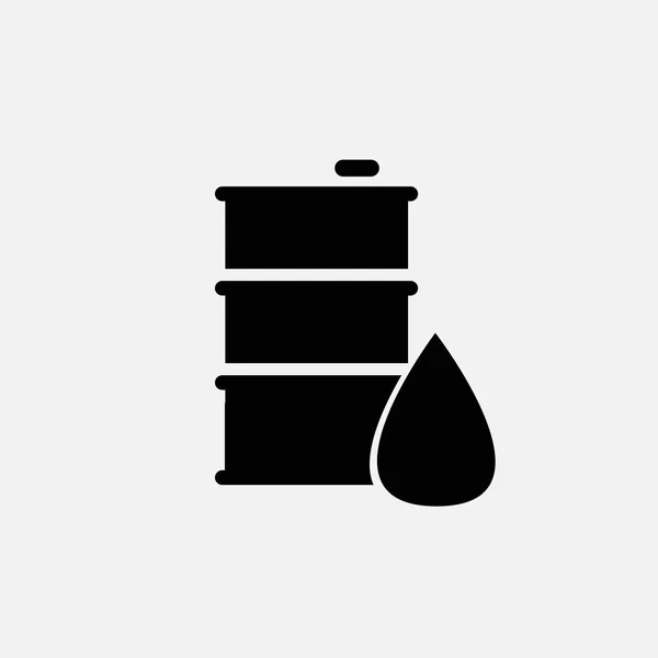 Olejová ikona izolovaná na bílém pozadí — Stockový vektor