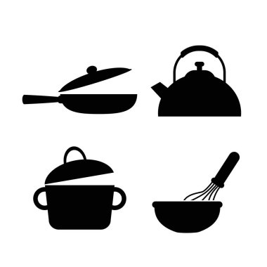 Yemek ve mutfak simgesi koleksiyonu