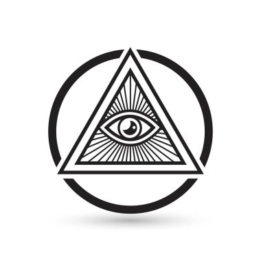 Siyah Piramitler Mısır simgesi. Turizm siyah Piramitler Mısır basit Illustration