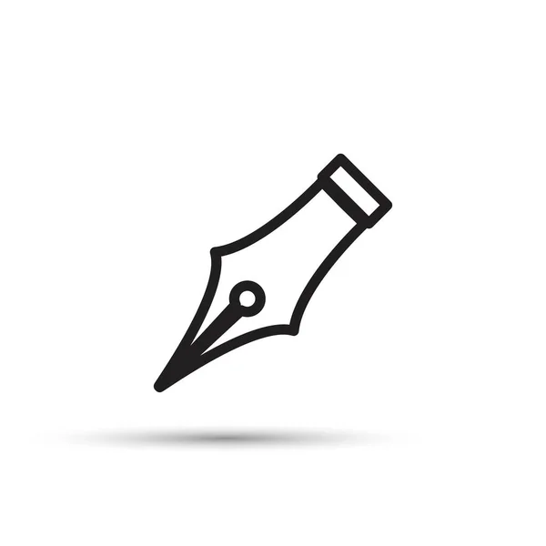A toll ikonjának illusztrációja. Síktervezési stílus — Stock Vector