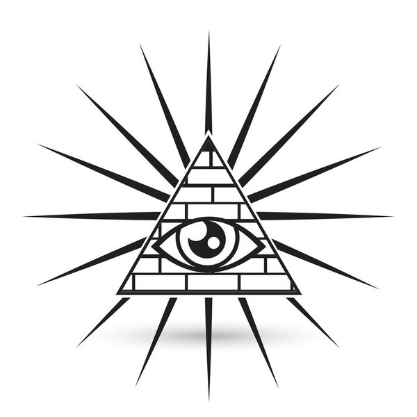 Black pyramids egyptian icon. Simple illustration of tourism black pyramids egyptian