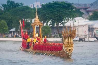 Bangkok, Tayland - 10 Ekim 2019 Kraliyet Mavnası Anantanakkhara