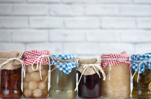 Ensemble Aliments Fermentés Naturellement — Photo