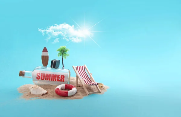 Summer vacation background — Stock Photo, Image