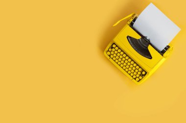 Retro typewriter clipart