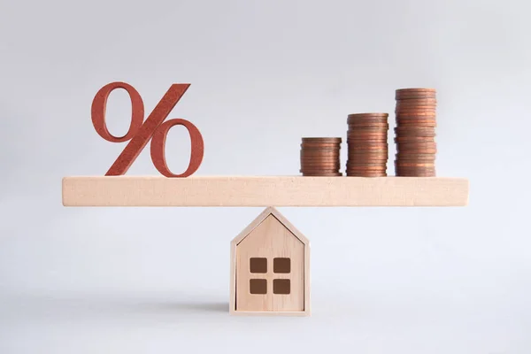 부동산 부동산 재정 재균형 — 스톡 사진