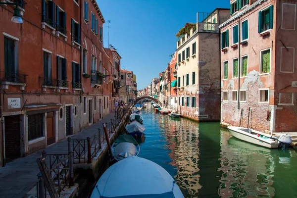 Venice Canal Romantic Place Heart Venice — Stock Photo, Image