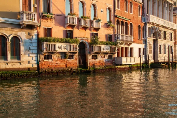 Kanaal Venetië Huizen Aan Het Water — Stockfoto