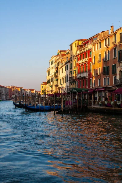Венеційський Канал Романтичне Місце Серці Венеції — стокове фото