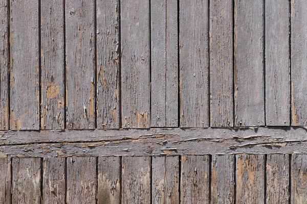 Alter Bretterzaun Mit Nägeln Befestigt — Stockfoto