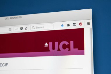 Londra, İngiltere - 17th Mayıs 2018: University College London - Londra'da, 17 Mayıs 2018 üzerinde bulunan bir kamu araştırma Üniversitesi için resmi web sitesi ana sayfası.