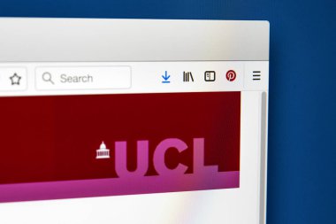 Londra, İngiltere - 17th Mayıs 2018: University College London - Londra'da, 17 Mayıs 2018 üzerinde bulunan bir kamu araştırma Üniversitesi için resmi web sitesi ana sayfası.