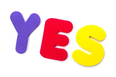 Renkli harfler ile yazıldığını Evet.