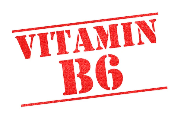 Vitamin Roter Gummistempel Auf Weißem Hintergrund — Stockfoto