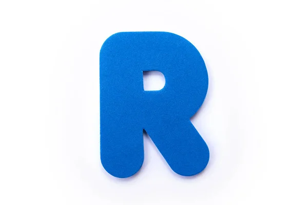 Blue Letter White Background — Stock Photo, Image
