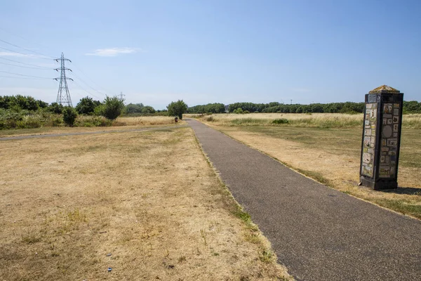 Vista Tottenham Marshes Tottenham Londres Reino Unido Pântanos Fazem Parte — Fotografia de Stock