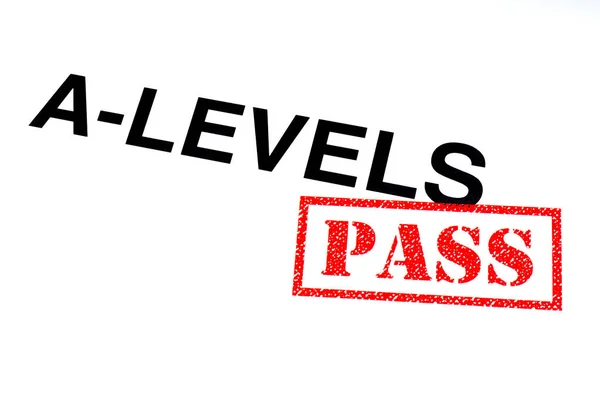 Levels Pozycji Opatrzone Czerwoną Pieczątka Pass — Zdjęcie stockowe