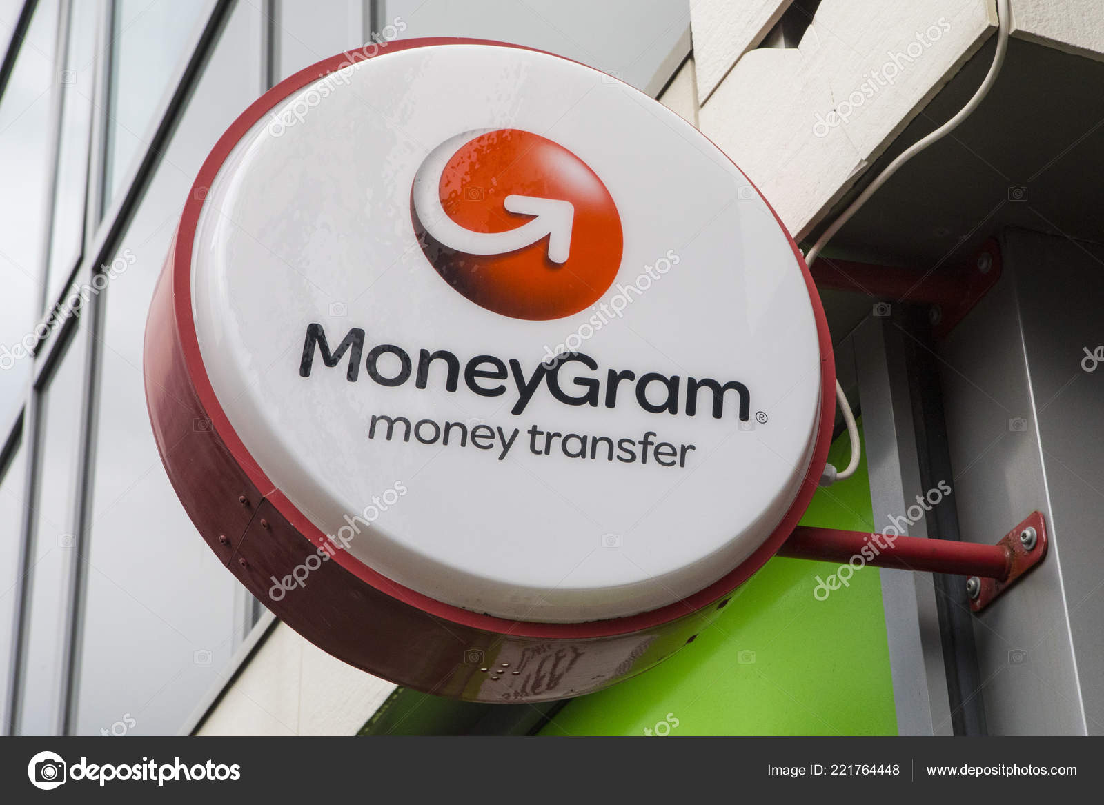 Reykjavik Iceland October 11th 2018 Moneygram Company Logo City - 