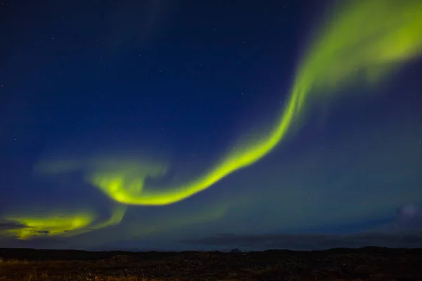 Una Vista Della Splendida Aurora Borealis Conosciuta Anche Come Aurora — Foto Stock