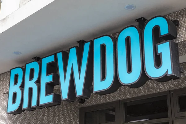 Reykjavik Islanda Ottobre 2018 Logo Dell Azienda Brewdog All Esterno — Foto Stock