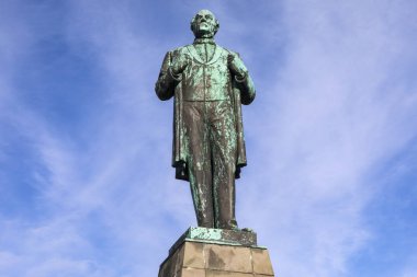 Jon Sigurdsson, Austurvollur kare İzlanda parlamento binası şehrin Reykjavik, İzlanda'nın karşısında yer alan heykeli. 19. yüzyıl İzlanda bağımsızlık hareketini Sigurdsson lideriydi.