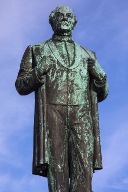 Jon Sigurdsson, Austurvollur kare İzlanda parlamento binası şehrin Reykjavik, İzlanda'nın karşısında yer alan heykeli. 19. yüzyıl İzlanda bağımsızlık hareketini Sigurdsson lideriydi.