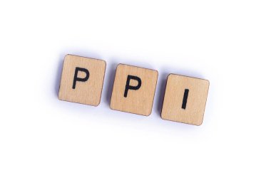 ÜFE - ödeme koruma sigortası - kısaltma ahşap mektup taşlarla yazıldığını.