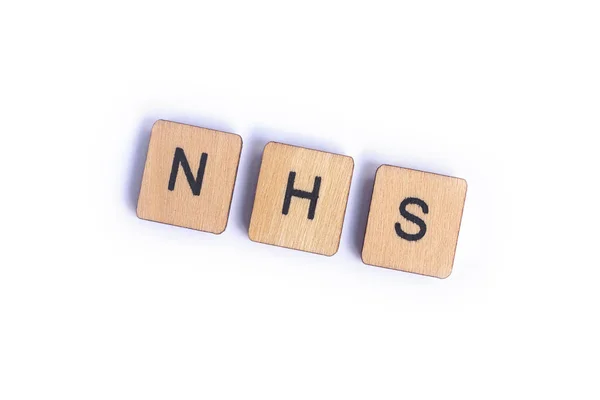 Londra Regno Unito Luglio 2018 Abbreviazione Nhs Servizio Sanitario Nazionale — Foto Stock