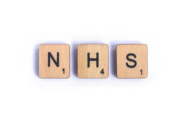 Londra Regno Unito Luglio 2018 Abbreviazione Nhs Servizio Sanitario Nazionale — Foto Stock