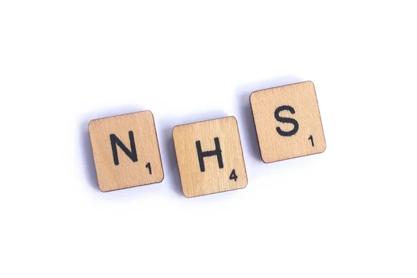 Londra Regno Unito Luglio 2018 Abbreviazione Nhs Servizio Sanitario Nazionale — Foto Stock