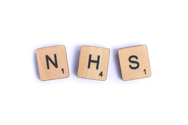 Londra Regno Unito Luglio 2018 Abbreviazione Nhs Servizio Sanitario Nazionale — Foto Stock