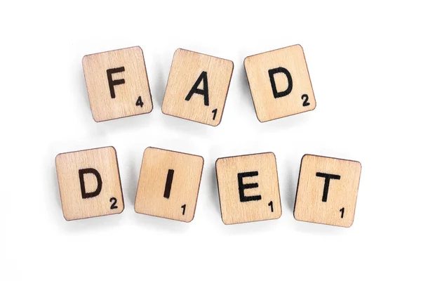 Londra Regno Unito Luglio 2018 Frase Fad Diet Farro Con — Foto Stock