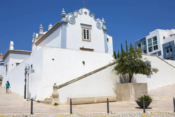 Албуфейра Португалія 2018 Липня Вид Історичний Igreja Sant Ана Альбуфейра — стокове фото