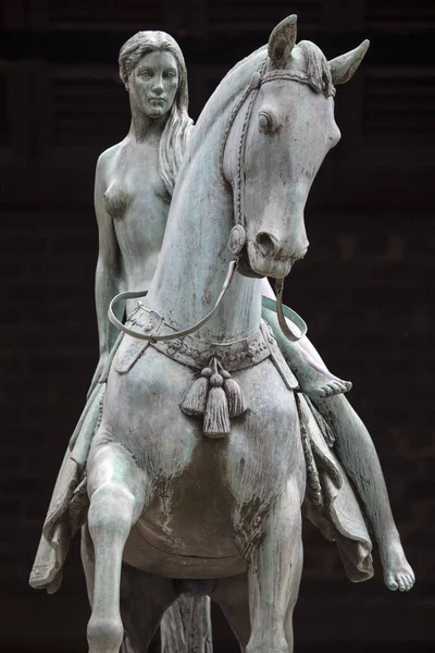 Coventry July 26Th 2018 Statue Lady Godiva Historic City Coventry — Stock Photo, Image