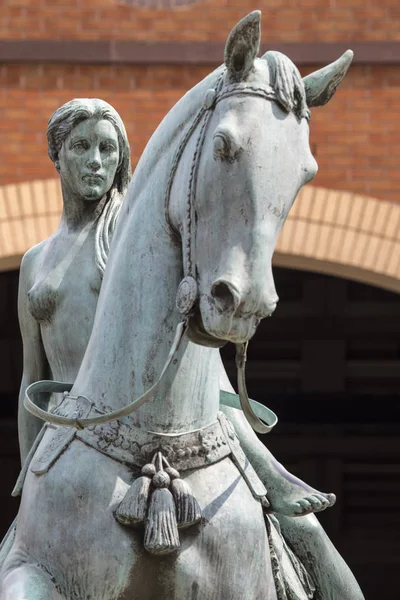 Coventry Reino Unido Julio 2018 Una Estatua Lady Godiva Histórica — Foto de Stock