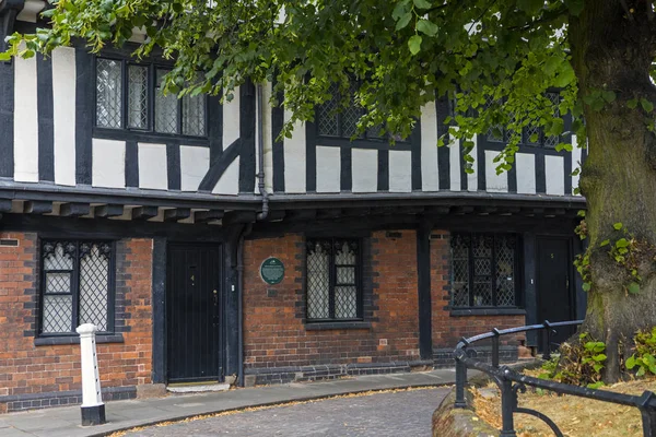 Coventry July 26Th 2018 View Historic Lychgate Cottages City Coventry — Stock Photo, Image