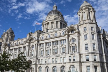 Bağlantı noktası, Liverpool iskele baş Liverpool, İngiltere'de bulunan bina, bir görünümü.