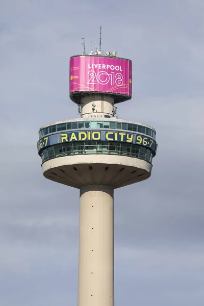 Liverpool Reino Unido Julio 2018 Una Vista Radio City Tower —  Fotos de Stock
