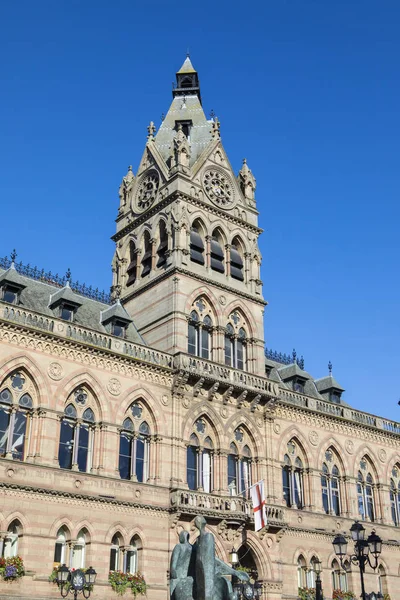 Une Vue Sur Magnifique Mairie Chester Dans Ville Chester Dans — Photo